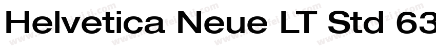 Helvetica Neue LT Std 63 Medium Ext字体转换